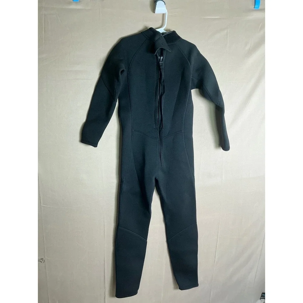 OMGear Kids 12 Wetsuit 3mm Neoprene Full Body Youth Surf Scuba Diving Suit Black